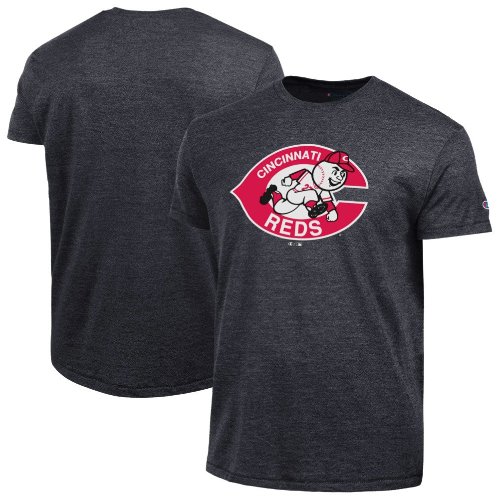 Cincinnati Reds Champion Cooperstown Logo Tri-Blend T-Shirt - MLB