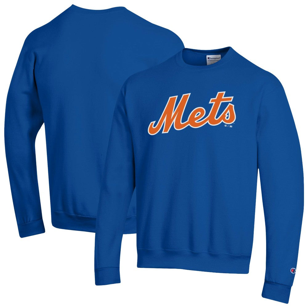 New York Mets Champion Powerblend Wordmark Sweatshirt - MLB