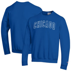 Chicago Cubs Champion Powerblend Wordmark Sweatshirt - MLB