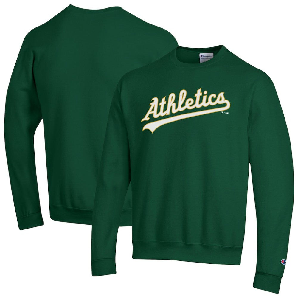 Athletics Champion Powerblend Wordmark Sweatshirt - MLB