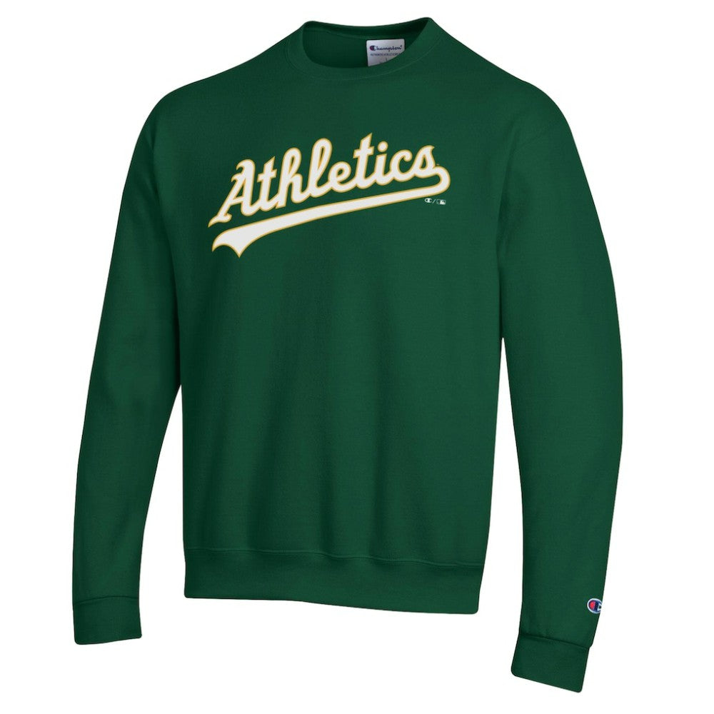 Athletics Champion Powerblend Wordmark Sweatshirt - MLB