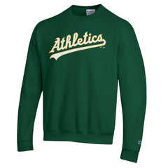 Athletics Champion Powerblend Wordmark Sweatshirt - MLB