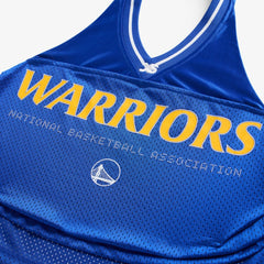 Golden State Warriors Off Season x NBA Women's Halter Top Royal - NBA