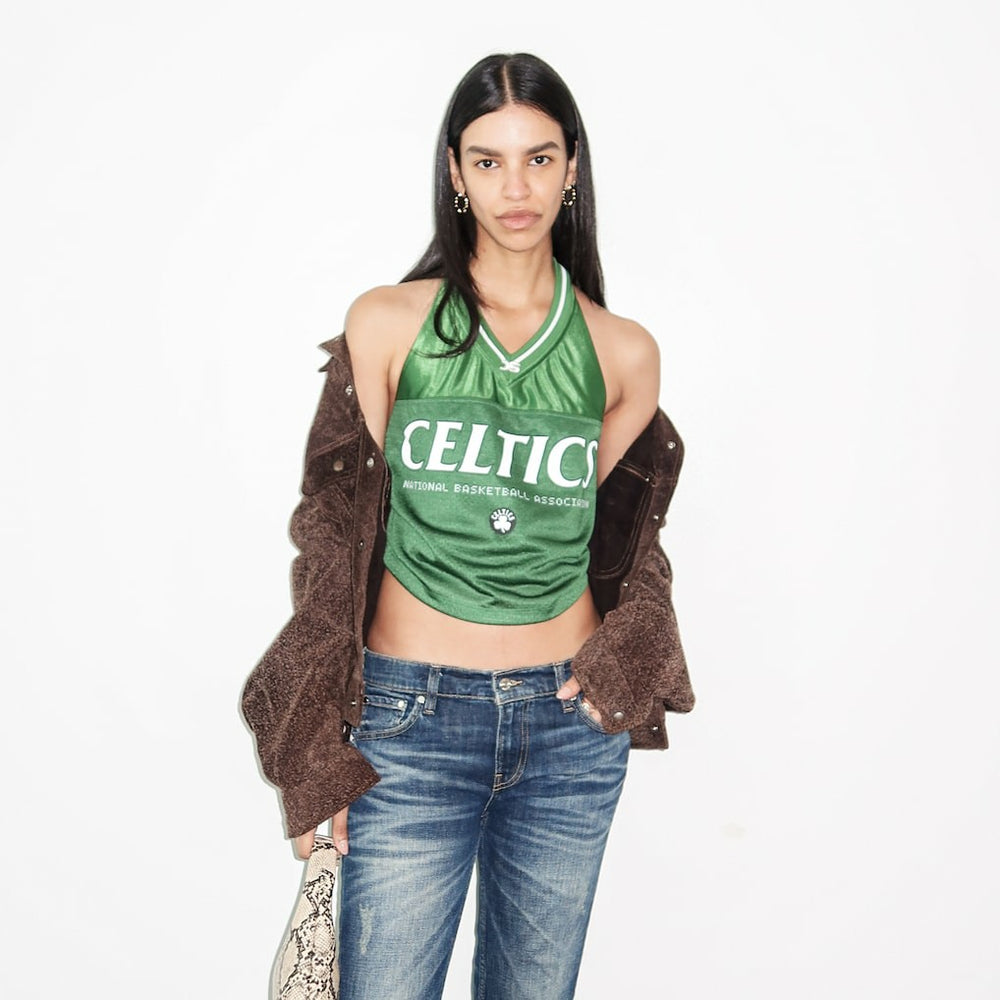 Boston Celtics Off Season x NBA Women's Halter Top Kelly Green - NBA