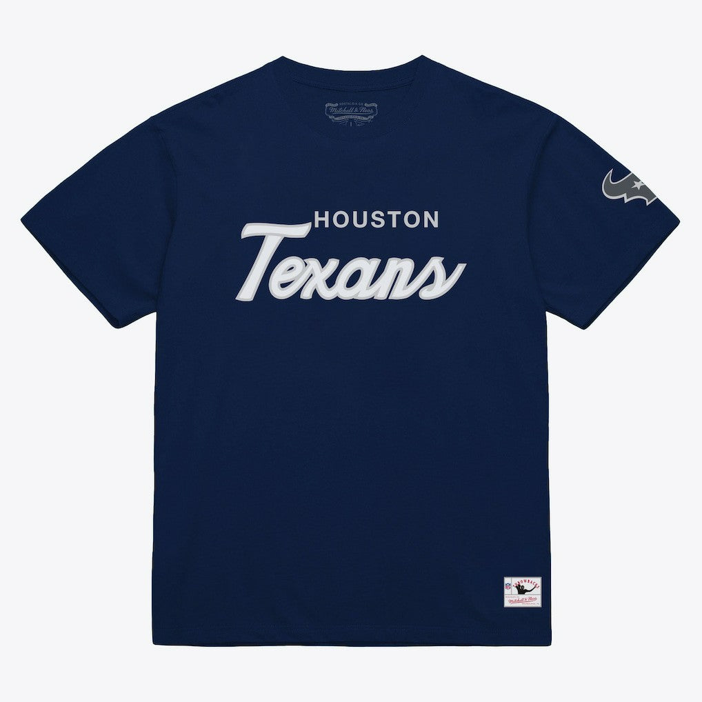Houston Texans Head Coach Classic T-Shirt Navy | Mitchell & Ness
