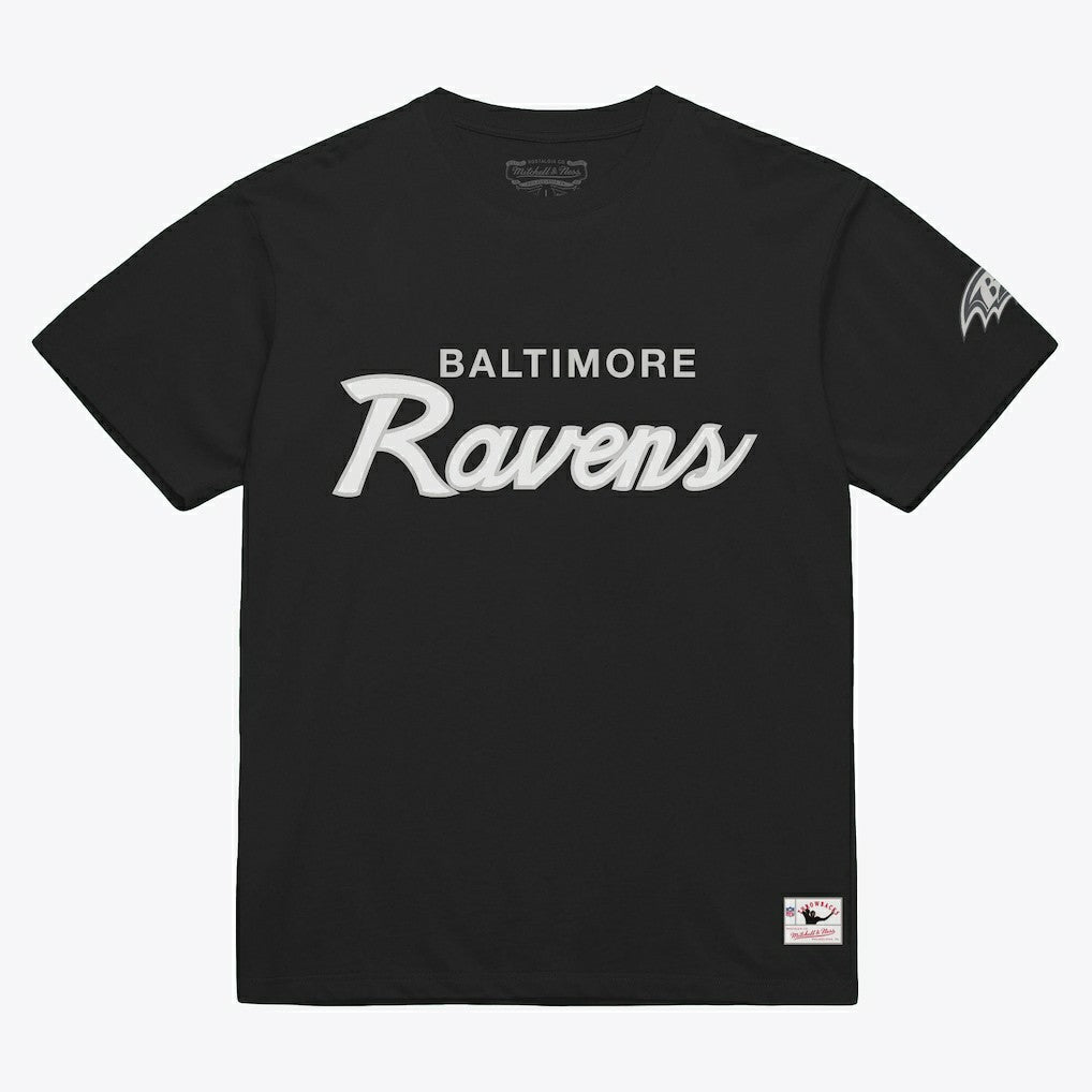 Baltimore Ravens Head Coach Classic T-Shirt Black | Mitchell & Ness