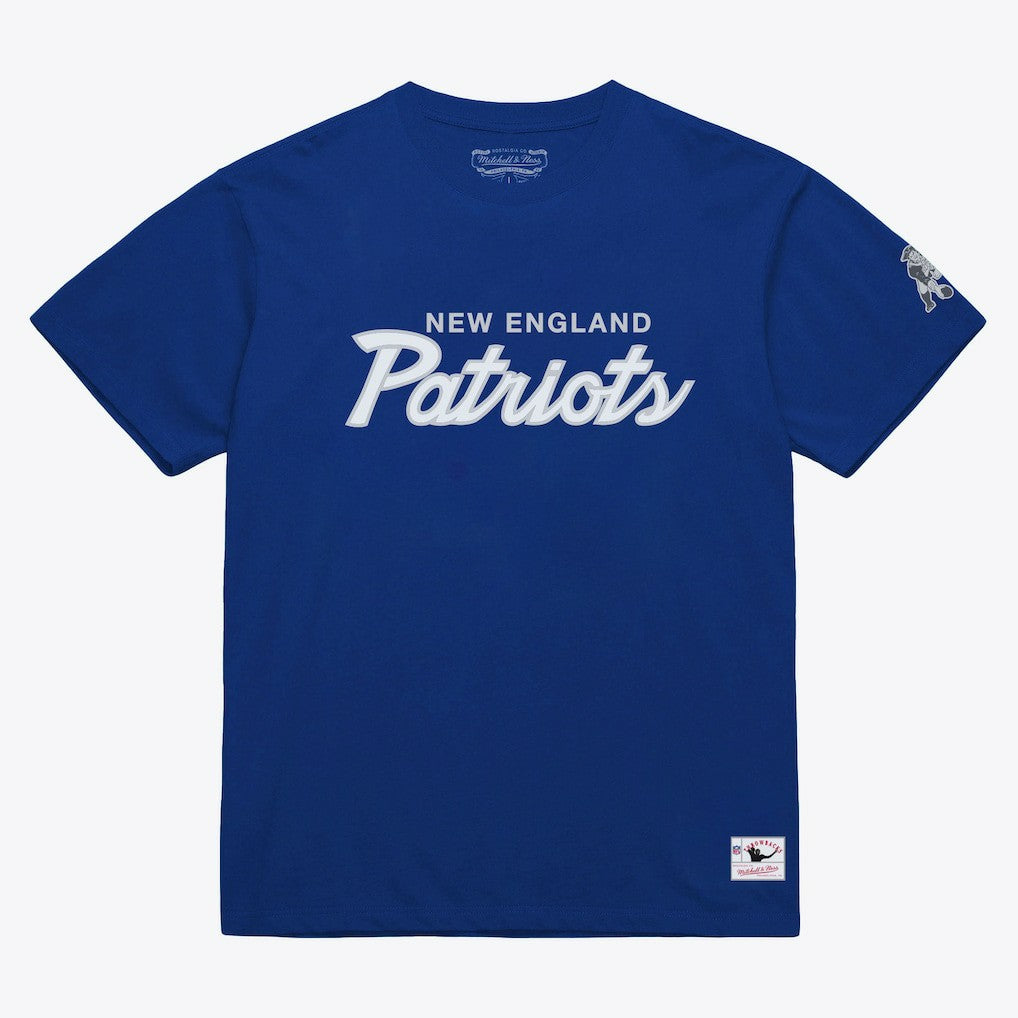 New England Patriots Head Coach Classic T-Shirt Royal | Mitchell & Ness