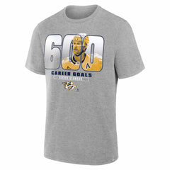 Steven Stamkos Nashville Predators 600th Career Goal T-Shirt - Gray - NHL