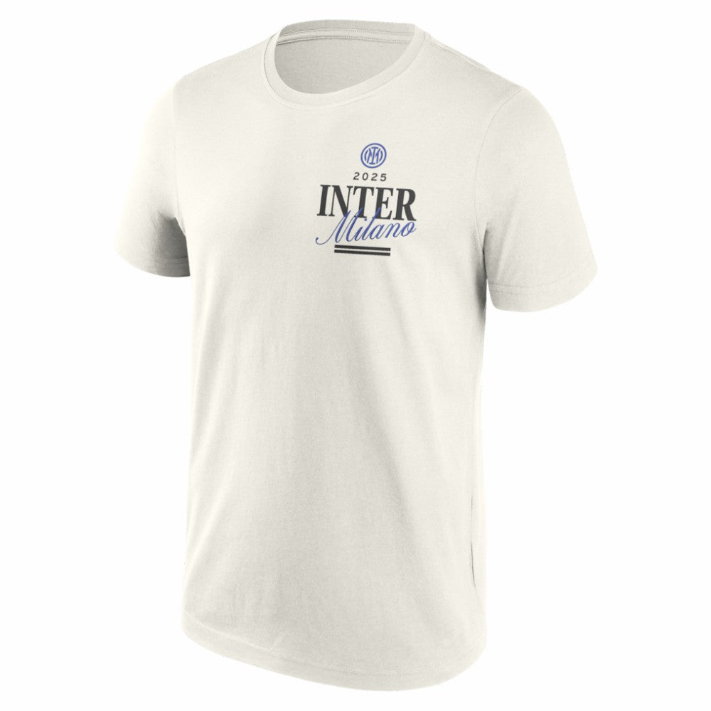 Inter Milan 2025 CWC US Tour T-Shirt Cream | Fanatics