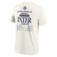 Inter Milan 2025 CWC US Tour T-Shirt Cream | Fanatics