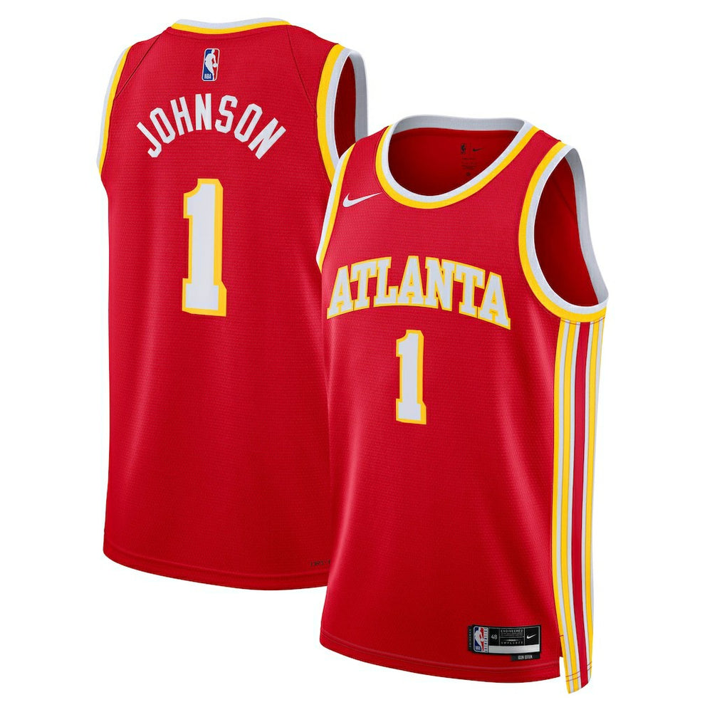 Jalen Johnson Atlanta Hawks Unisex Swingman Jersey Icon Edition Red - NBA