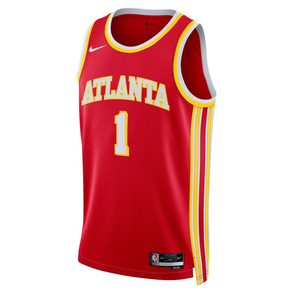 Jalen Johnson Atlanta Hawks Unisex Swingman Jersey Icon Edition Red - NBA