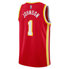 Jalen Johnson Atlanta Hawks Unisex Swingman Jersey Icon Edition Red - NBA