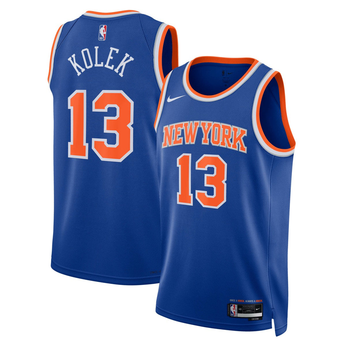 Tyler Kolek New York Knicks Unisex Swingman Jersey Icon Edition Blue - NBA