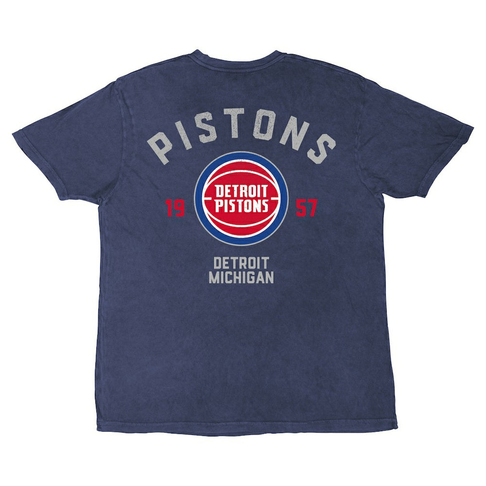 Detroit Pistons Stadium Essentials Unisex Get Back Vintage T-Shirt Blue - NBA