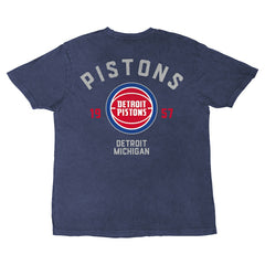 Detroit Pistons Stadium Essentials Unisex Get Back Vintage T-Shirt Blue - NBA