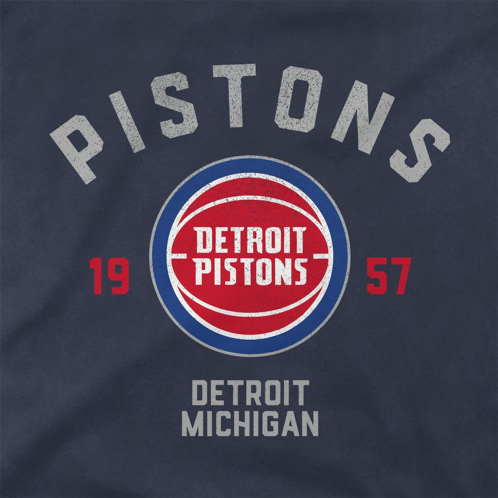 Detroit Pistons Stadium Essentials Unisex Get Back Vintage Raglan Hoodie Blue - NBA