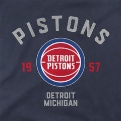 Detroit Pistons Stadium Essentials Unisex Get Back Vintage Raglan Hoodie Blue - NBA