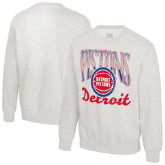 Detroit Pistons Stadium Essentials Unisex Sky High Fleece Sweatshirt Oatmeal - NBA