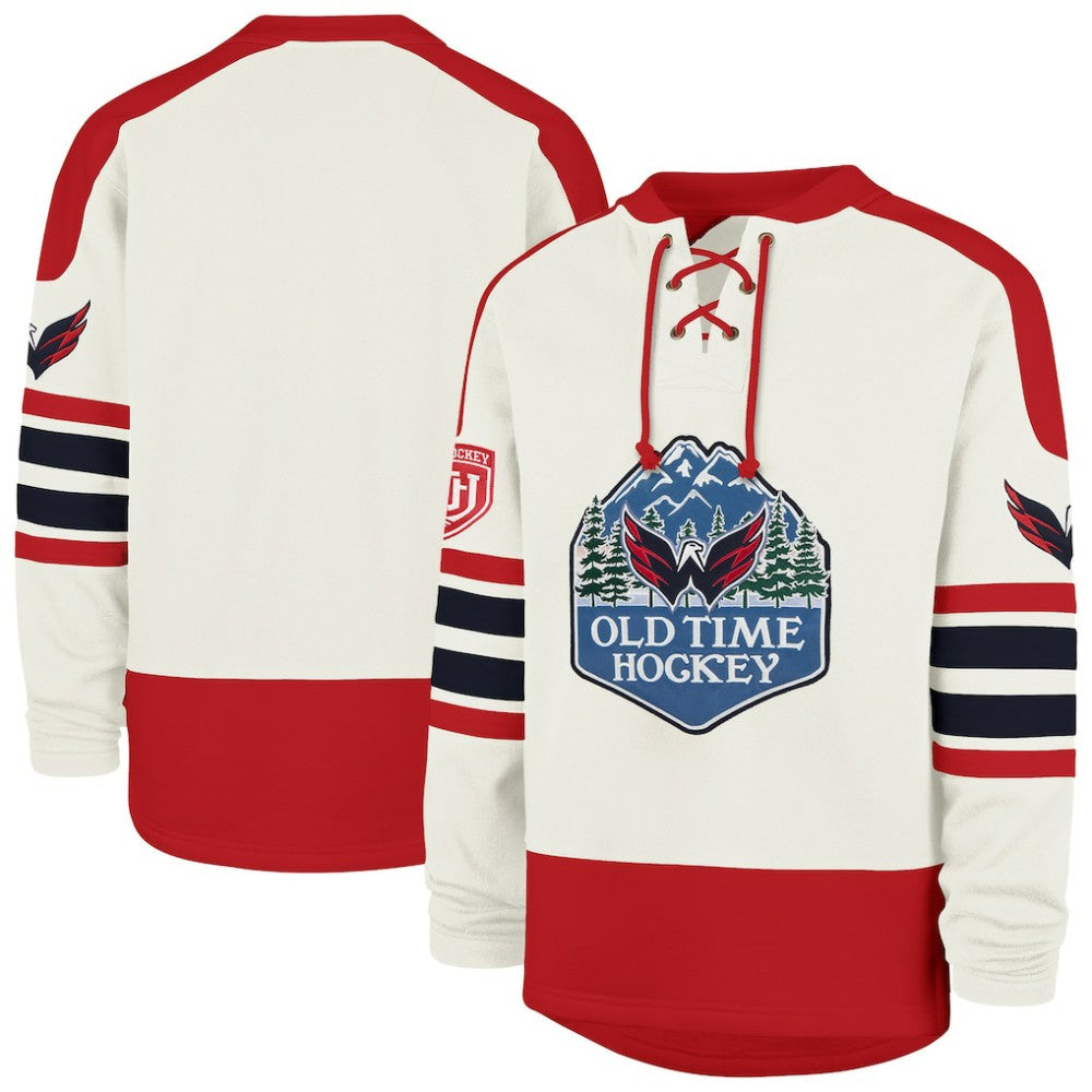 Washington Capitals '47 Pond Hockey Trio Eternal Lacer Sweatshirt - Cream - NHL
