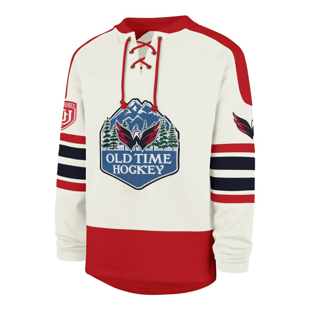 Washington Capitals '47 Pond Hockey Trio Eternal Lacer Sweatshirt - Cream - NHL