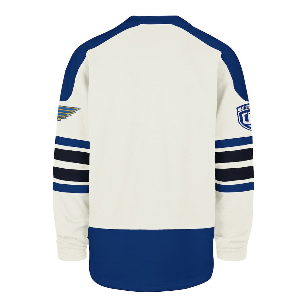 St. Louis Blues '47 Pond Hockey Trio Eternal Lacer Sweatshirt - Cream - NHL