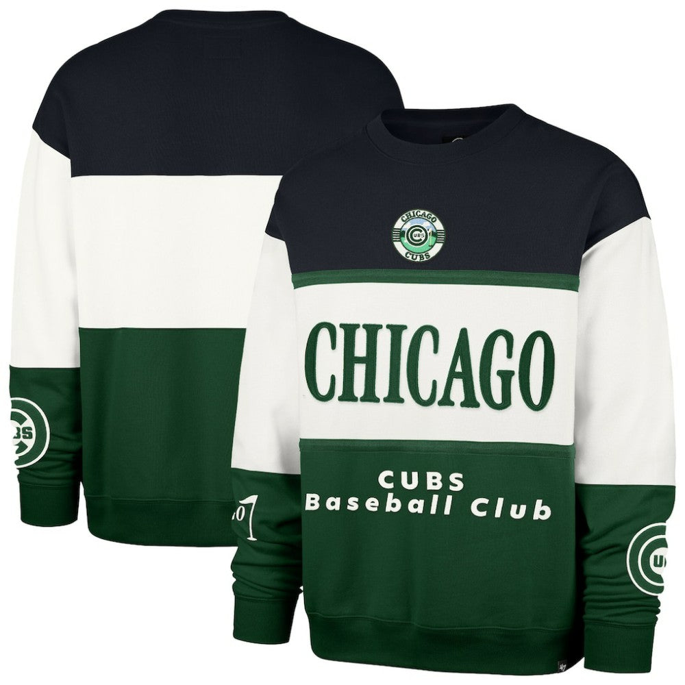 Chicago Cubs '47 Tee Up Maximalist Fleece Sweatshirt - MLB