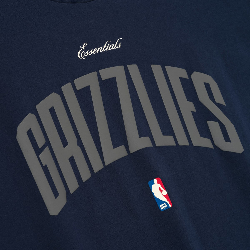 Memphis Grizzlies Fear of God x NBA Unisex 90s Fit T-Shirt Navy - NBA