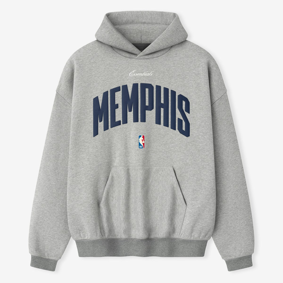 Memphis Grizzlies Fear of God x NBA Unisex 90s Hoodie Heather Gray - NBA