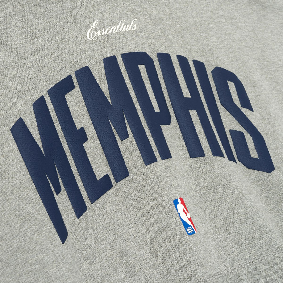 Memphis Grizzlies Fear of God x NBA Unisex 90s Hoodie Heather Gray - NBA