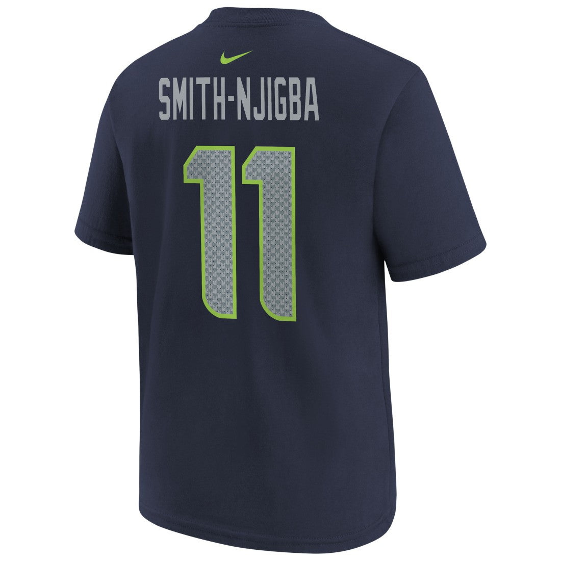 Jaxon Smith-Njigba Seattle Seahawks Youth Super Bowl LX Patch Name & Number T-Shirt College Navy | Nike for Sale
