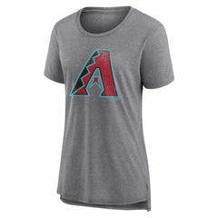 Arizona Diamondbacks Women's Heritage Personalized Any Name & Number Tri-Blend T-Shirt - MLB