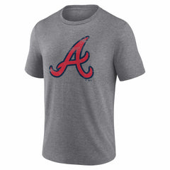 Atlanta Braves Heritage Personalized Any Name & Number Tri-Blend T-Shirt - MLB