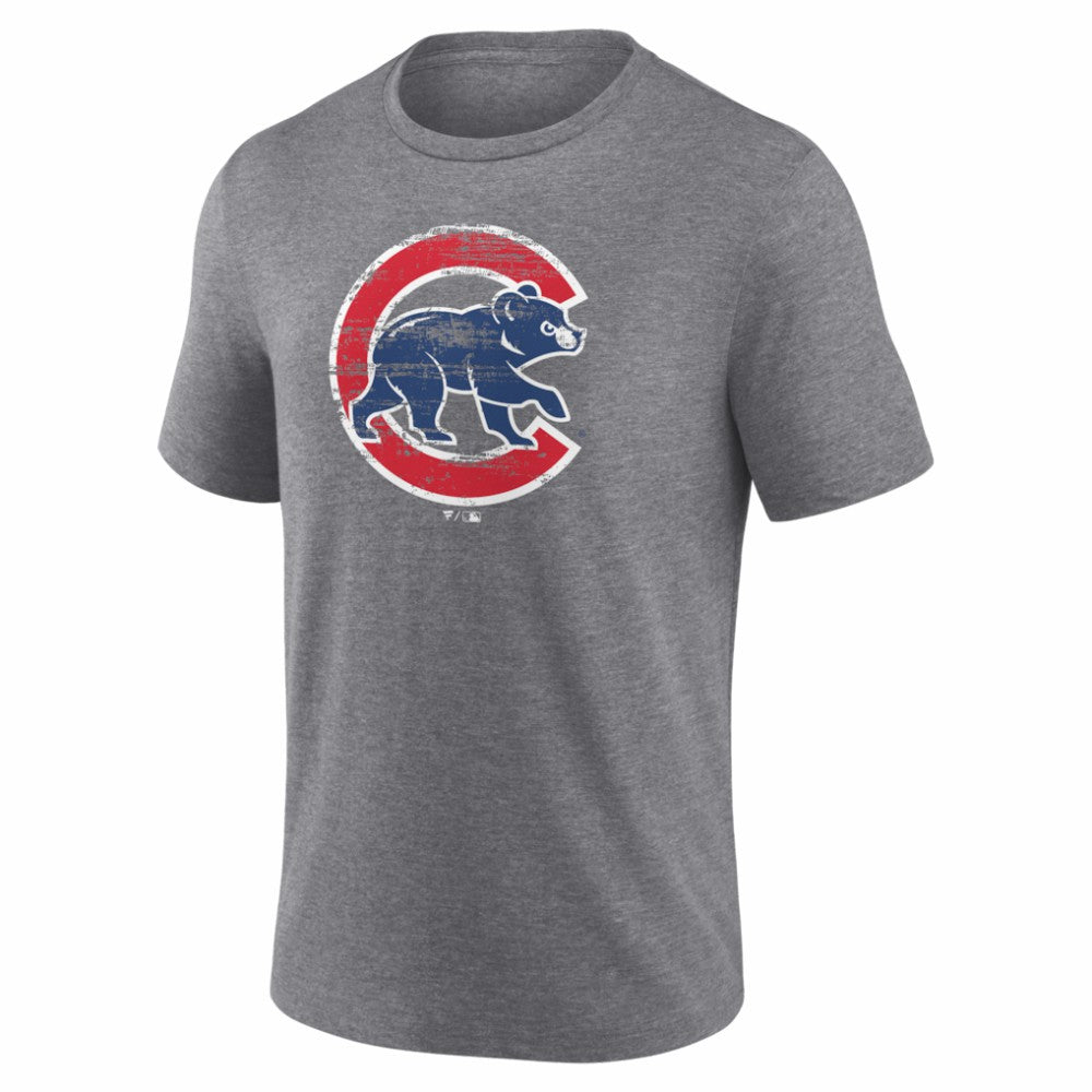 Chicago Cubs Heritage Personalized Any Name & Number Tri-Blend T-Shirt - MLB