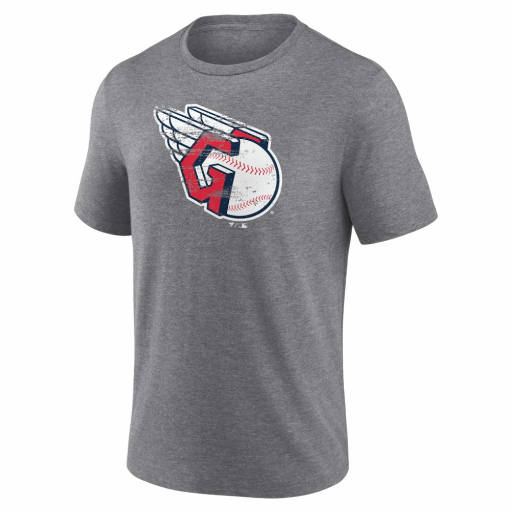 Cleveland Guardians Heritage Personalized Any Name & Number Tri-Blend T-Shirt - MLB