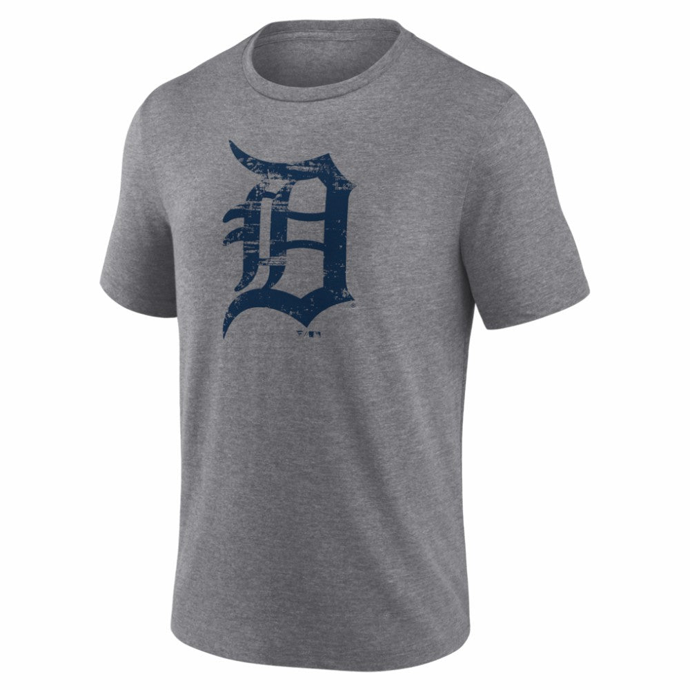 Detroit Tigers Heritage Personalized Any Name & Number Tri-Blend T-Shirt - MLB