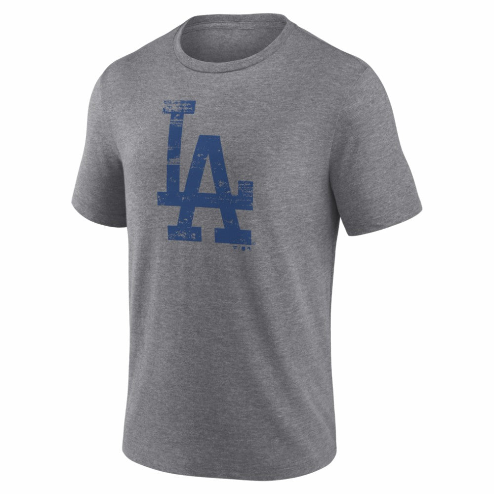 Los Angeles Dodgers Heritage Personalized Any Name & Number Tri-Blend T-Shirt - MLB