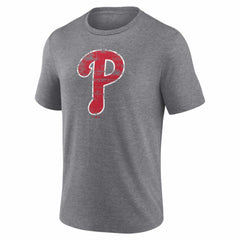 Philadelphia Phillies Heritage Personalized Any Name & Number Tri-Blend T-Shirt - MLB