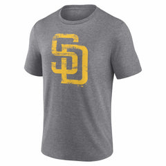 San Diego Padres Heritage Personalized Any Name & Number Tri-Blend T-Shirt - MLB