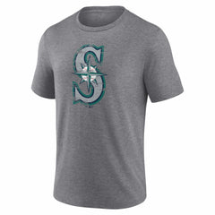 Seattle Mariners Heritage Personalized Any Name & Number Tri-Blend T-Shirt - MLB
