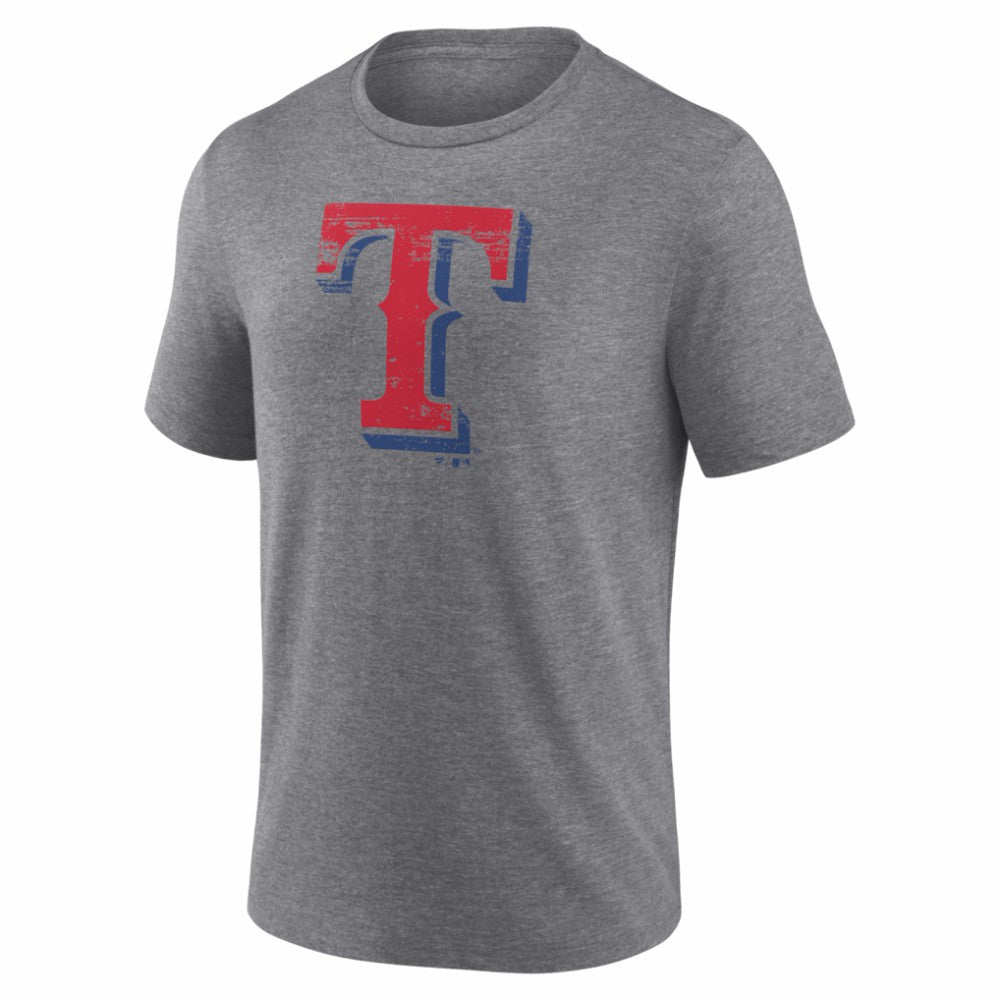 Texas Rangers Heritage Personalized Any Name & Number Tri-Blend T-Shirt - MLB