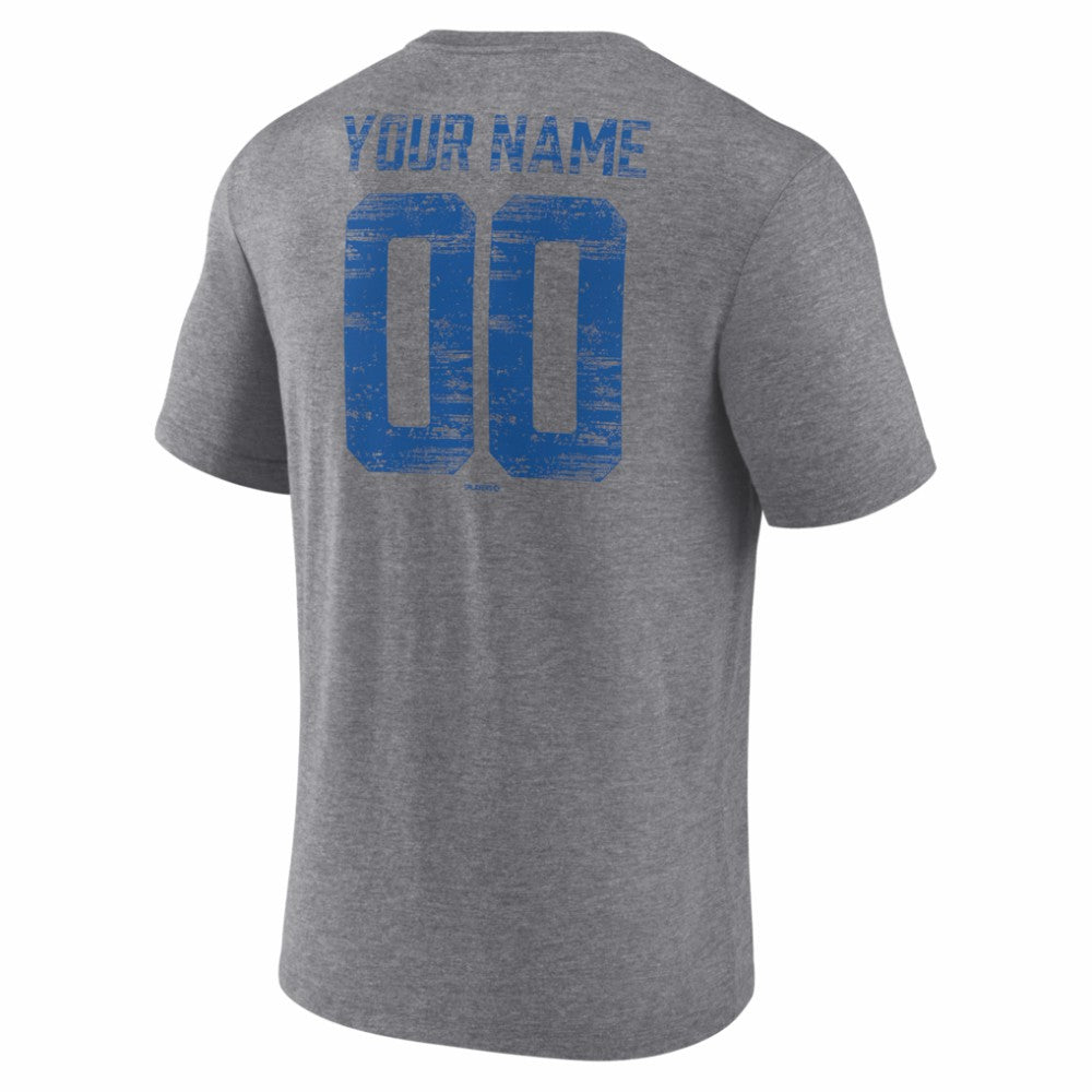 Toronto Blue Jays Heritage Personalized Any Name & Number Tri-Blend T-Shirt - MLB