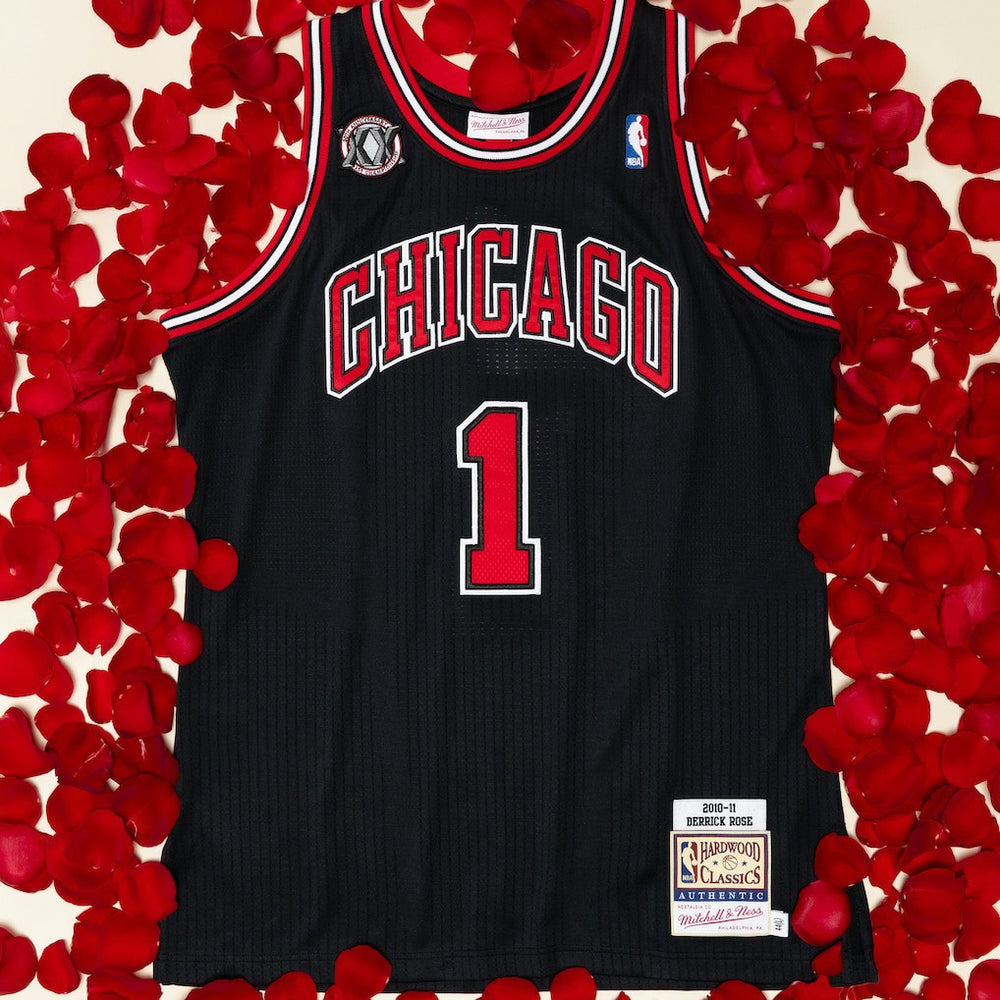 Derrick Rose Chicago Bulls 2010-11 Authentic Jersey Black - NBA