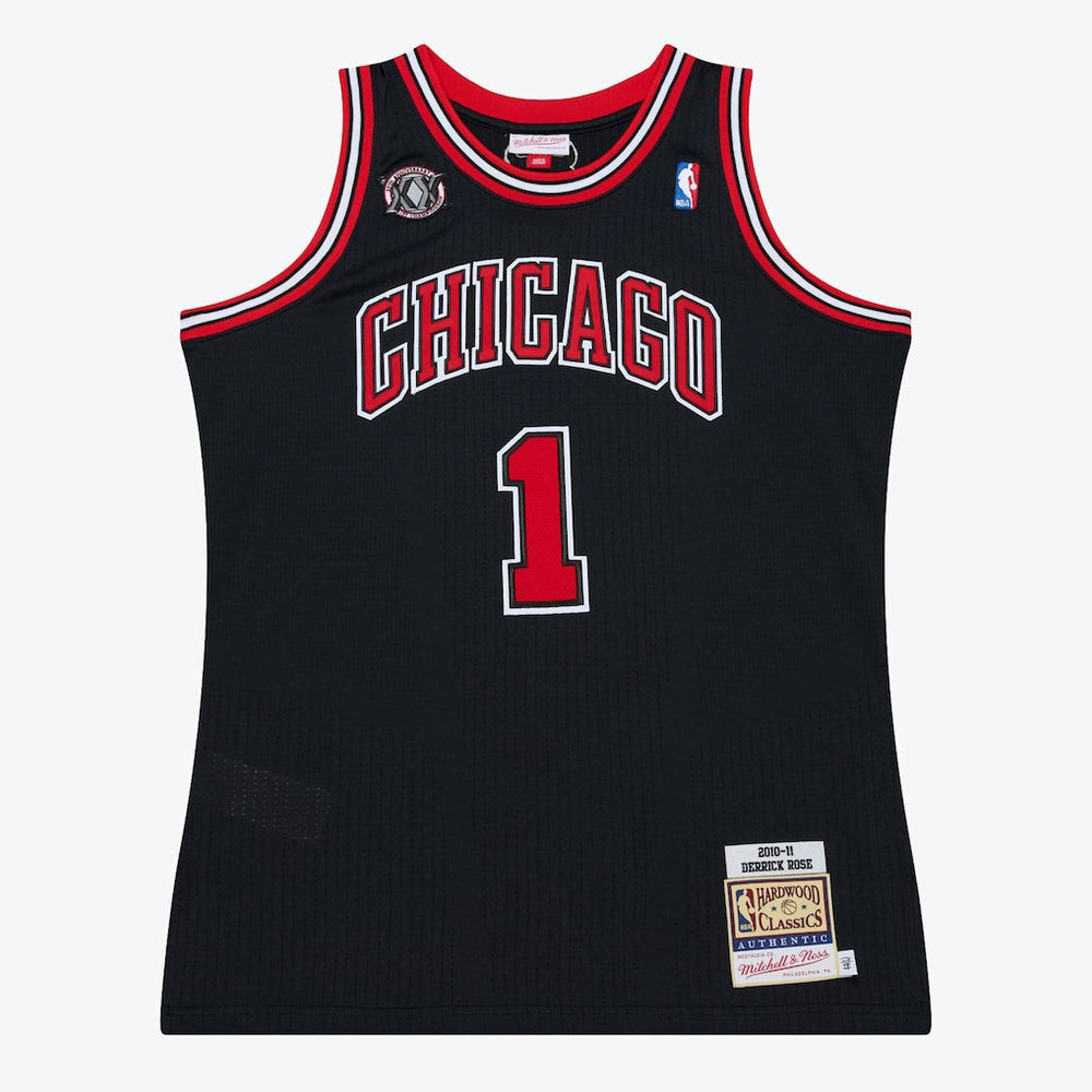 Derrick Rose Chicago Bulls 2010-11 Authentic Jersey Black - NBA