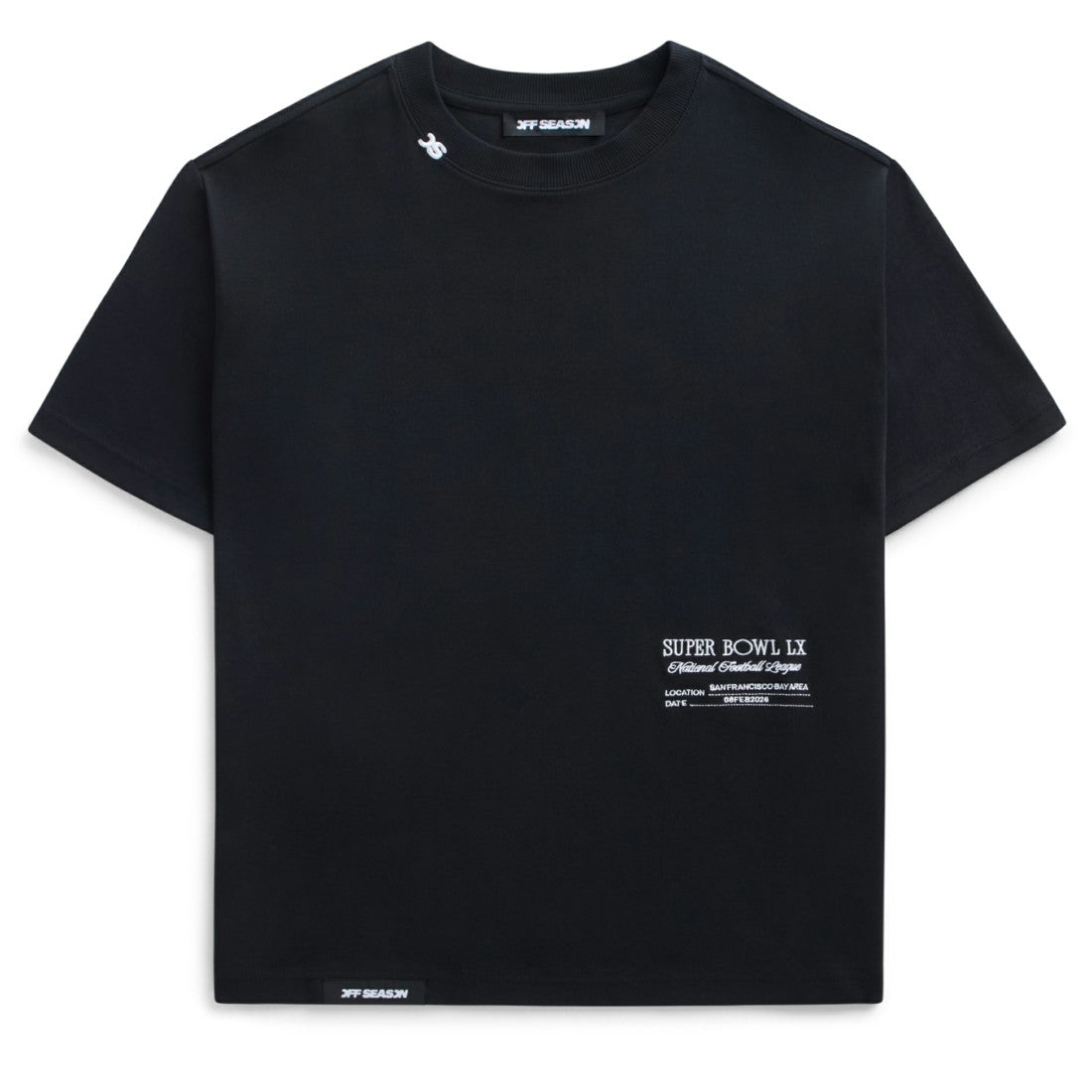 Off Season x NFL Unisex Super Bowl LX Graphic T-Shirt Black | NFL