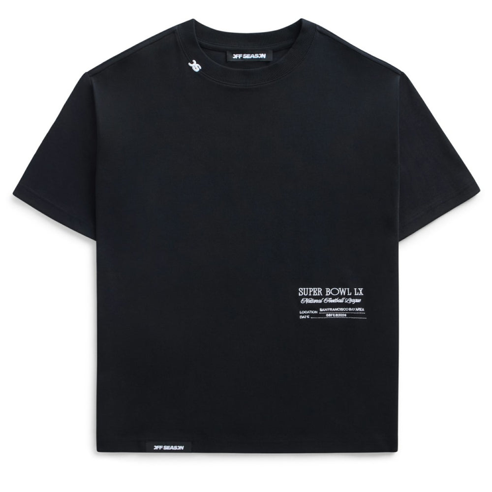 Off Season x NFL Unisex Super Bowl LX Graphic T-Shirt Black | NFL