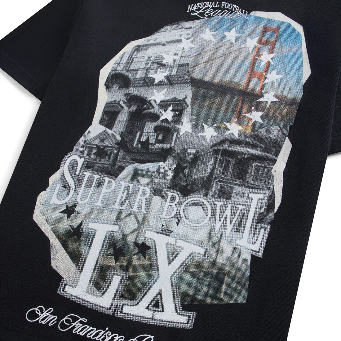 Off Season x NFL Unisex Super Bowl LX Graphic T-Shirt Black | NFL