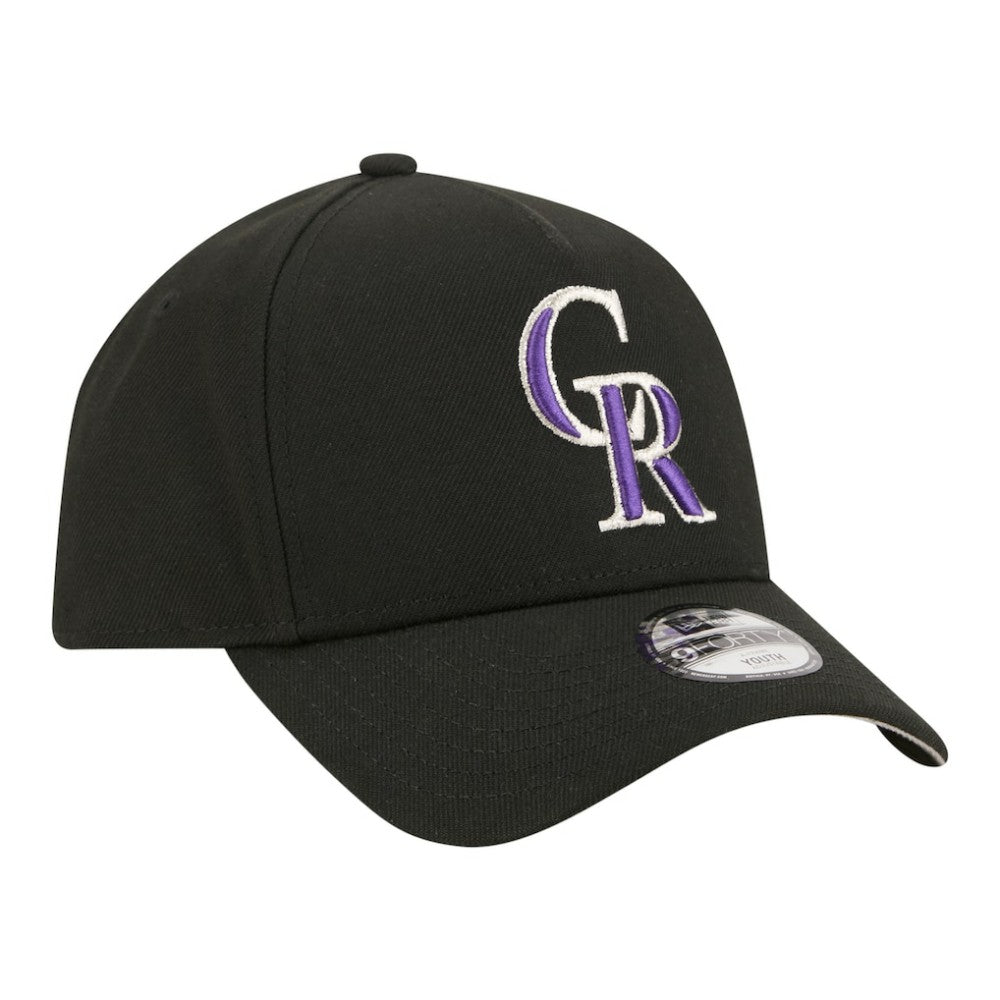Colorado Rockies New Era Youth 9FORTY A-Frame Adjustable Hat - MLB
