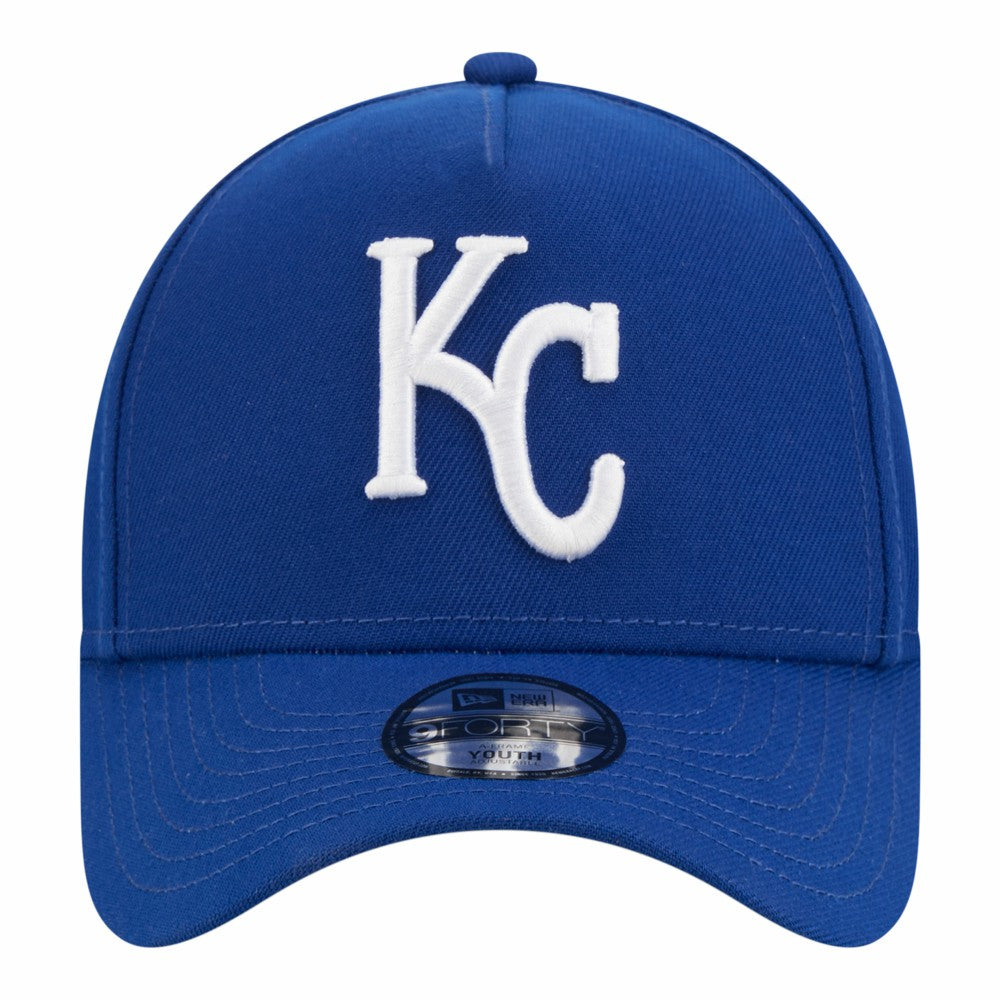 Kansas City Royals New Era Youth 9FORTY A-Frame Adjustable Hat - MLB