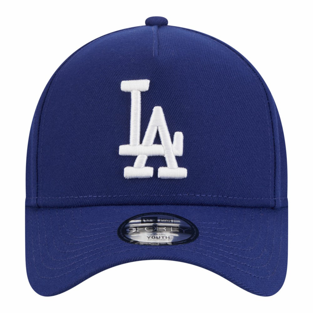 Los Angeles Dodgers New Era Youth 9FORTY A-Frame Adjustable Hat - MLB